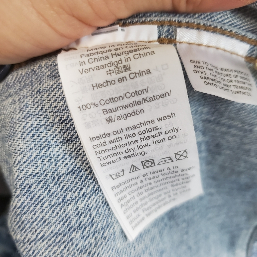 Madewell Denim Claremont Drawstring Jacket Saybrook Wash Medium - Picture 12 of 13